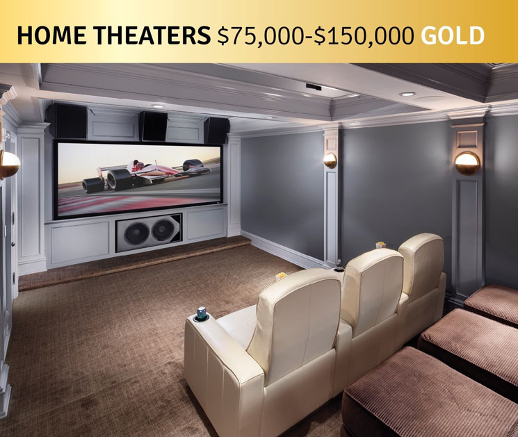 125″ Peregrine 235 (PGF125H1-Wide), EPV®’s Peregrine 235 Featured in EH’s Best Home Theater $75k-$150k (Gold)