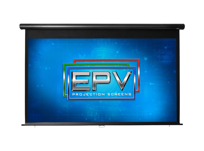 MaxWhite® 1.1 Gain (matte white) front projection material has superb color temperature Twilight Manual Series