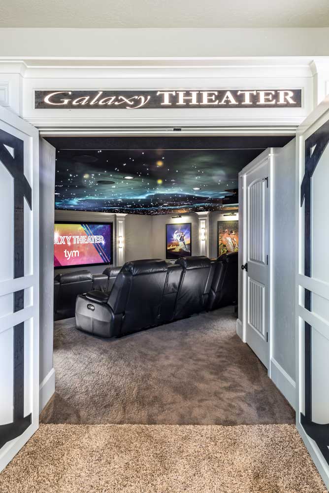 home theater, Galaxy theater entrance