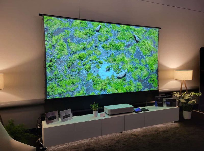 Projection Screen for Custom Installations Projection screen for custom home theater or commercial use.