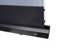 EPV Screens® projection screen with sleek black frame for custom home theater setups.