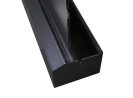 Custom projection screen enclosure for seamless integration in professional setups.
